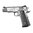 Chwyty Hogue G10 do pistoletu 1911 Government w kolorze czarnym i szarym. Idealne dopasowanie bez modyfikacji. 🛠️ Dowiedz się więcej i popraw komfort strzelania!